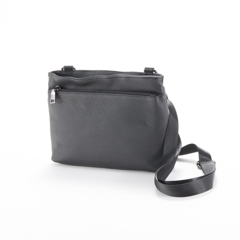 Nano Nano Leather Shoulder Bag Black